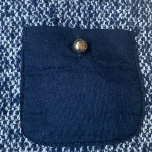 COPY - JANIE & JACK Wool Blend Navy Tweed Like Dress Size 12-18 months - Picture 9 of 9